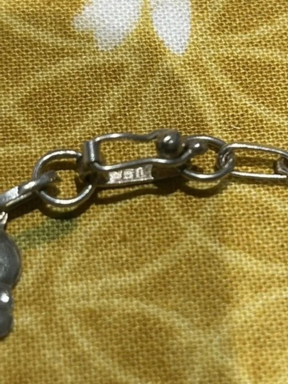 950 STERLING SILVER Elephant Link BRACELET